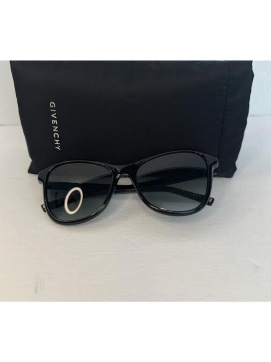 New Authentic GIVENCHY Black /Grey /Gold Acetate Frame Sunglasses -GV7198S main image 4